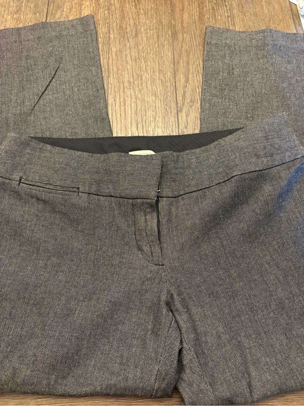 LOFT Women’s Gray Dress Pants - Slim Tailored Style Size 8
